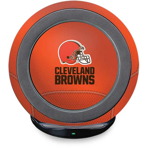 NFL Cleveland Browns Team Jersey Fast Charge Wireless Charging Stand Skin